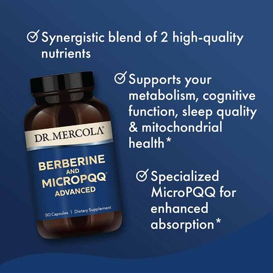 Berberine and MicroPQQ Advanced, DRM